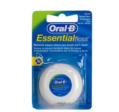 Зубн.нить ОралБи Essential floss мятная 50м