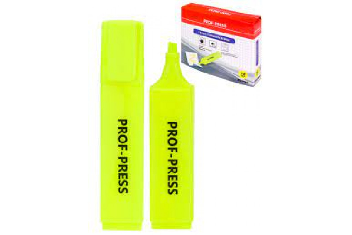 Текстовыделитель ТPROFF-PRESS 2-5мм. Зеленый (уп.12)
