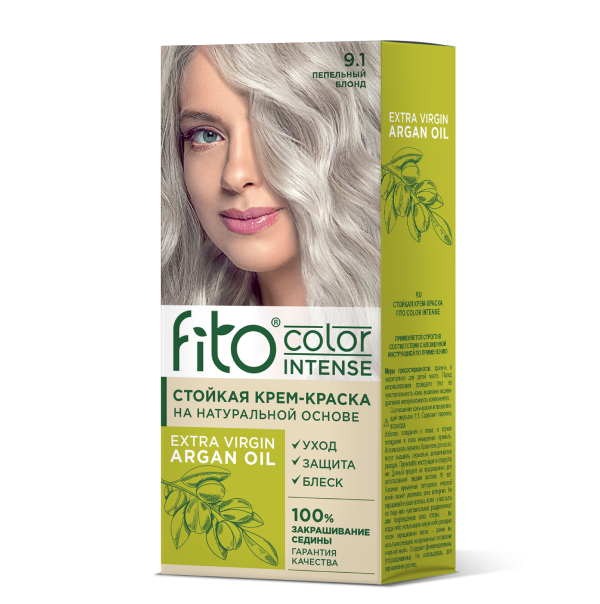Краска д/волос FITOcolor intense 9.1 Пепельный блонд (17)