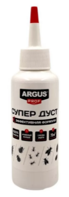 Инсектицид от тараканов Argus 70г. дуст флакон от клопов (60)