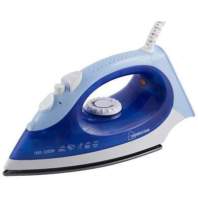 Утюг HomeStar HS-4002A Синий, 1,8кВт, подошва тефлон, 3854 (12)