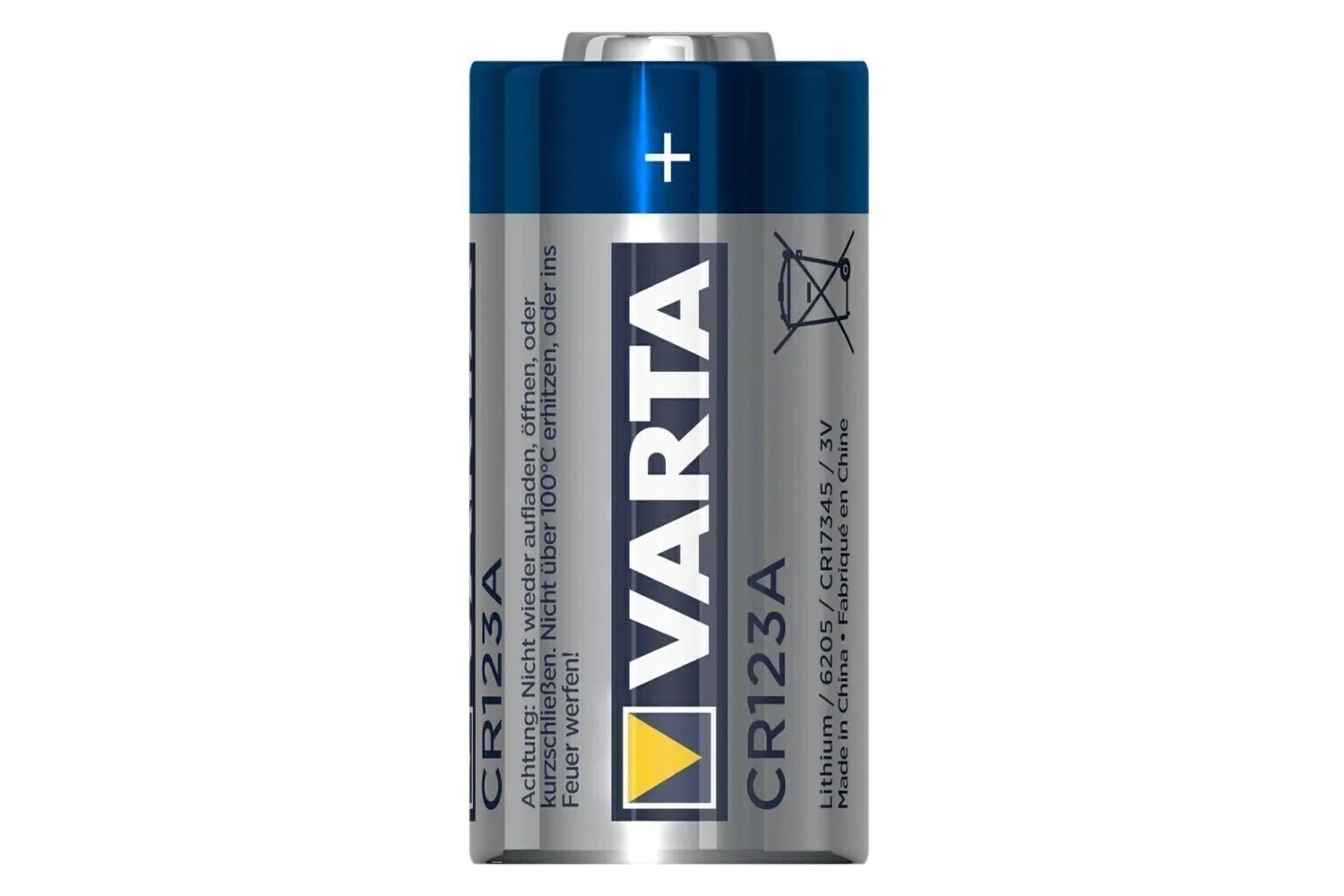Батарейки CR123A "Varta" Prof Photo BL1 (10/100)