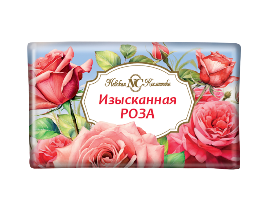 Мыло Невская косм. 180г. Изысканная роза (уп.4)