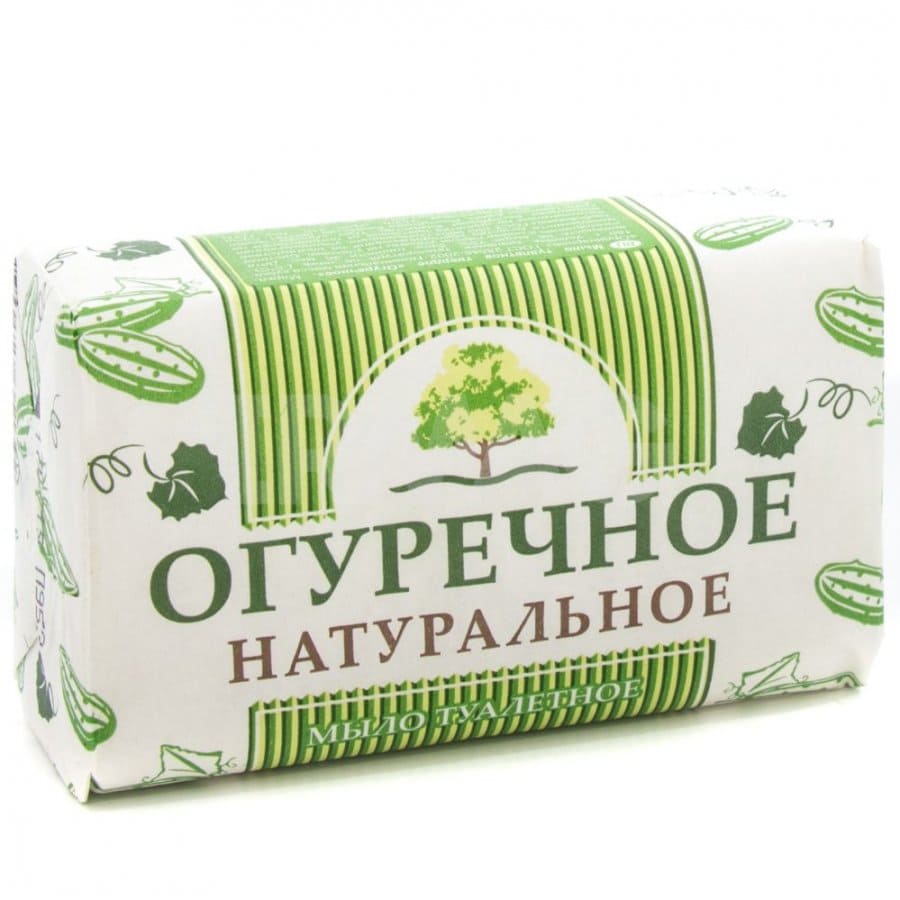 Мыло НМЖК 180г. Огуречное Рецепты чистоты (36)