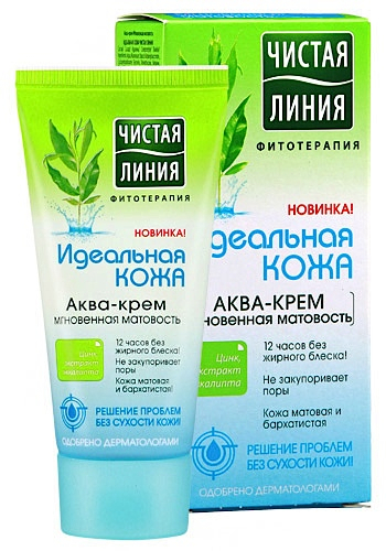 Крем Чист. линия 50мл. Идеальная кожа. Аква мгновенная матовость