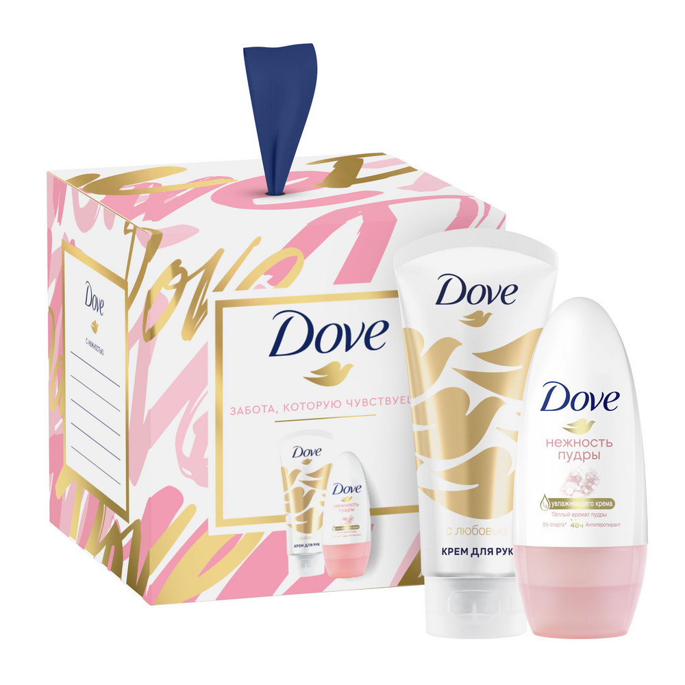 ПН/ЖЕН. DOVE С любовью для вас (крем д/рук50мл.+дез.50мл.)