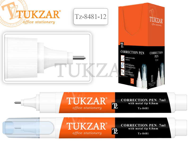 Корр.каранд. Tukzar 7ml мет.нак. (уп.12шт.)