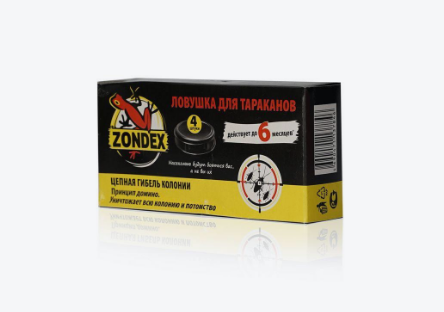Ловушка от тараканов Zondex 4шт. (24)