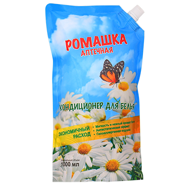 Конд. для белья Азбука Чистоты 1л. дой-пак Аптечная ромашка