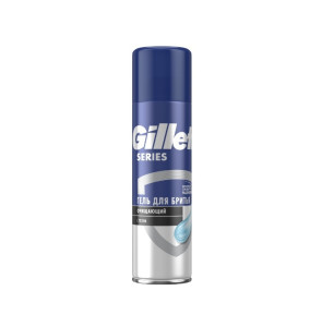 Гель д/бритья Gillette 200мл. Series Очищающий с углем
