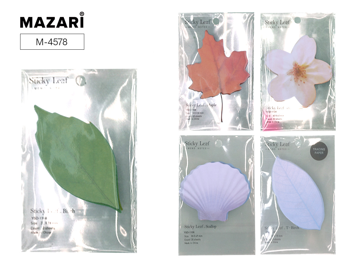 Самоклеющийся блок Mazari 20л. Plant