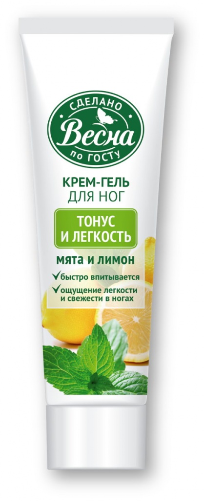 Крем Весна 75мл. д/ног Мята и лимон 2396 **