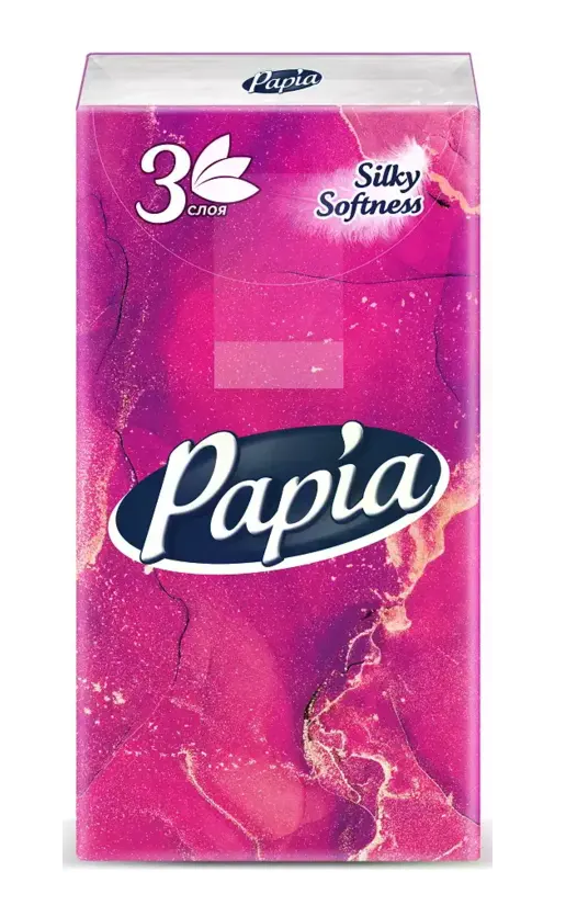 Платочки Papia 10*10шт. трехслойные Classical