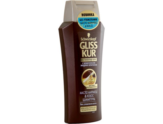Шампунь Gliss Kur 250мл. Масло марракеш & кокос