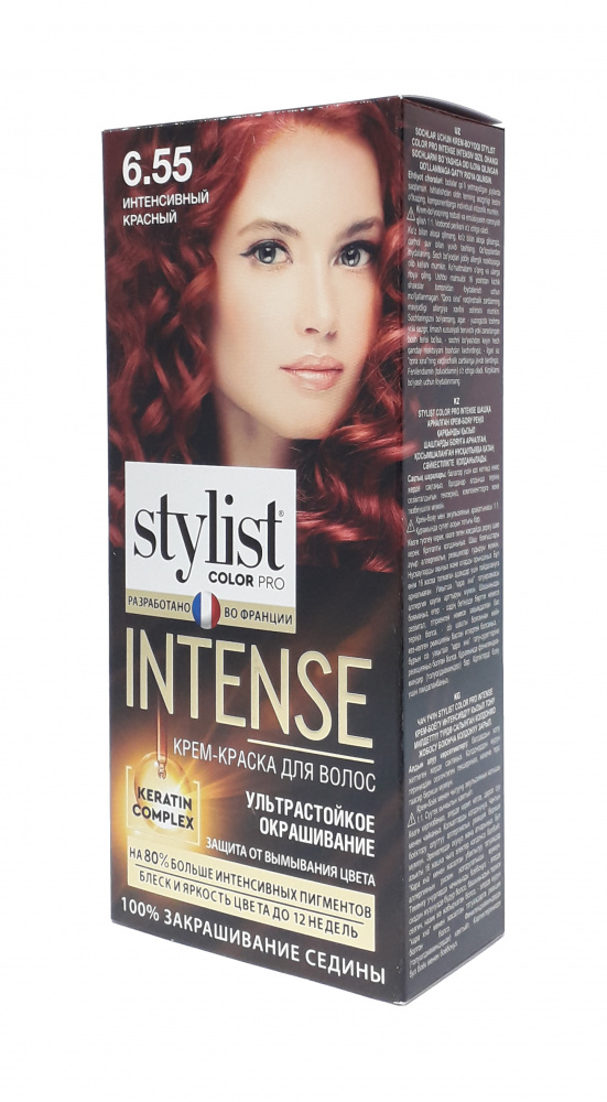 Краска д/волос STYLIST COLOR PRO INTENSE 6.55 Интенсивный красный (17)
