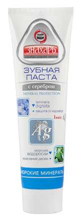 Зубн.паста Знахарь 100гр. Морские минералы