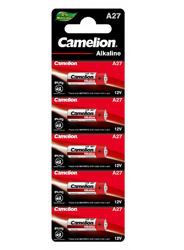 Батарейки BL5 27A "Camelion" (уп.5) (50)