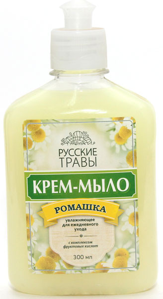 Мыло жидк. Русские травы 300мл. Ромашка пуш-пул (12)