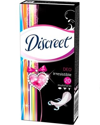 Прокладки DISCREET ежедн. 20шт. deo Irresistible Multiform Single