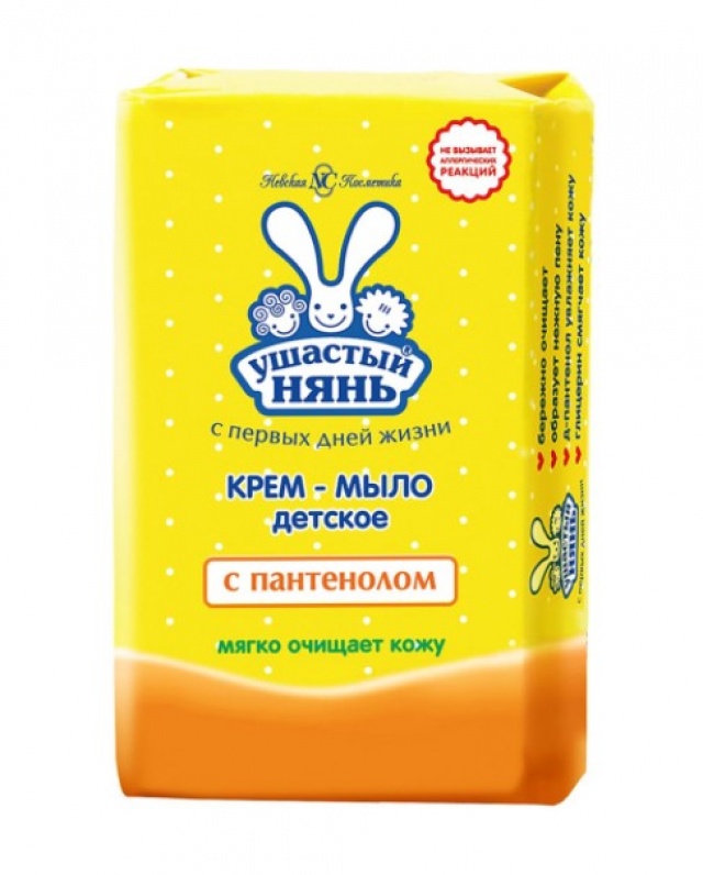 Мыло Ушастый нянь 90г. с пантенолом (уп.6) (72)