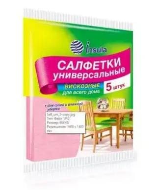 Салфетка универсальная Insula Оптимум 5шт. (30)