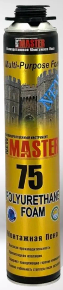 Пена монтажная Master 75 всесезонная 750мл. (15) #