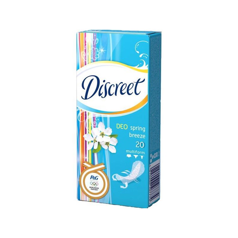 Прокладки DISCREET ежедн. 20шт. deo SpringBreez (18)