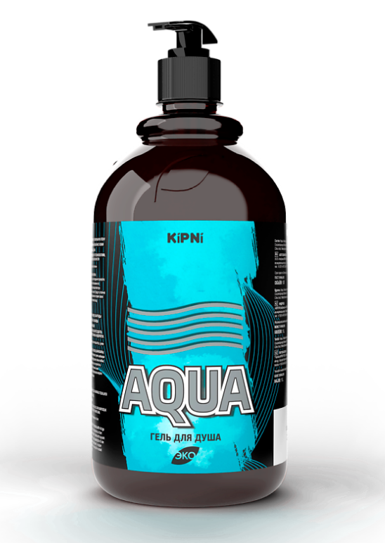 Гель для душа Kipni 1л. Aqua***