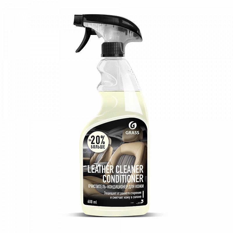 Ср-во Grass 600мл. Leather Cleaner Очиститель натуральной кожи (6)