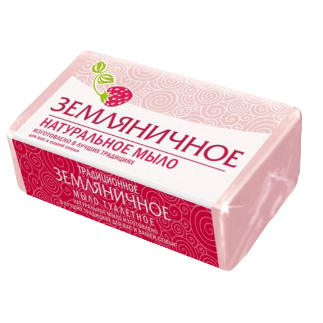 Мыло Ординарное 160г. Земляничное п/п