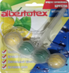 Освежитель для унитаза Albertotex 55г. шарики Лимон