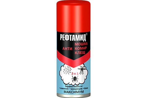 Дихлофос-репеллент Рефтамид 100мл. Максимум (15)