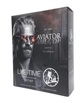 ПН/МУЖ. Like time Авиатор (Шампунь 250 мл +Гель д/душа 250мл)