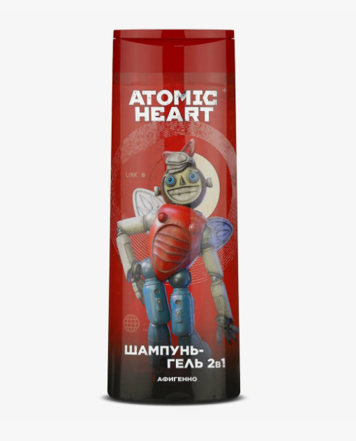 Шампунь Atomic Heart 400мл. муж. 2в1 Тонизирующий (6)