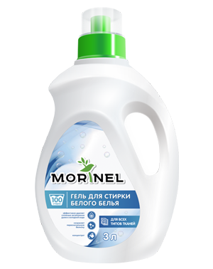 Стир.гель Morinel 3л. Для белого белья