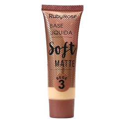 Крем Ruby rose Soft matte Тональная основа матирующая №3