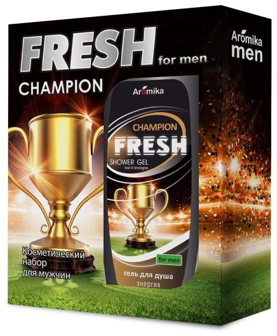 ПН/МУЖ. Fresh Champion (Шампунь 300мл+Гель/душ 300мл.) (10)
