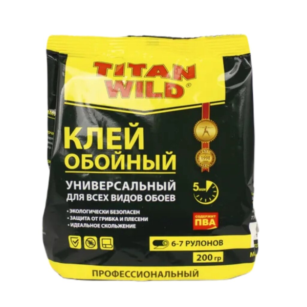 Клей обойный Titan wild 200г. Универсальный (36)