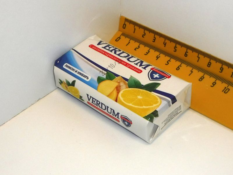 Мыло Verdum 90г. Лимон и имбирь***