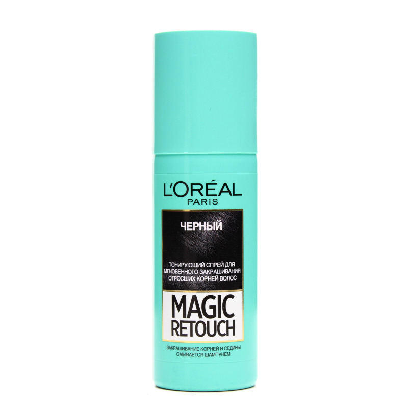 Спрей д/волос Loreal Elseve 75мл. тонирующий 1 Черный