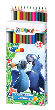 Набор цв. карандашей 12цв. Silwerhof RIO