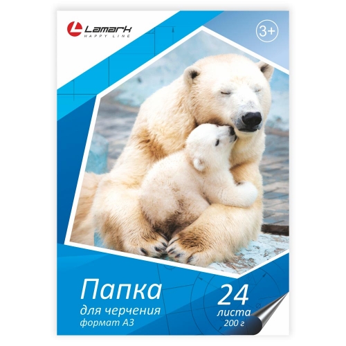 Папка д/черч. А3 24л. Lamark