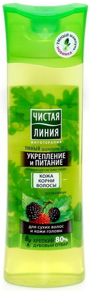 Шампунь Чист. линия  400мл. Шелковица Укрепление и питание (12)