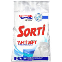Стир.порошок Сорти авт. 2,4кг. Контроль чистоты
