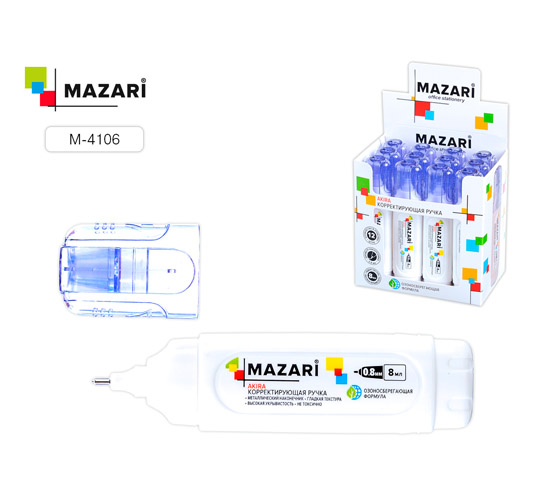 Корр.каранд. Mazari 8ml AKIRA (уп.12) (432)