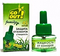 Жидкость от комаров Go out б/запаха 30ночей 30мл.
