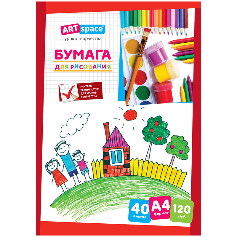 Папка д/рис. А4 40л. ArtSpace