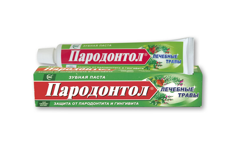 Зубн.паста Пародонтол 124г. с лечеб./целебные травы (24)