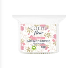 Ватные палочки Cotto Viva 100шт пакет