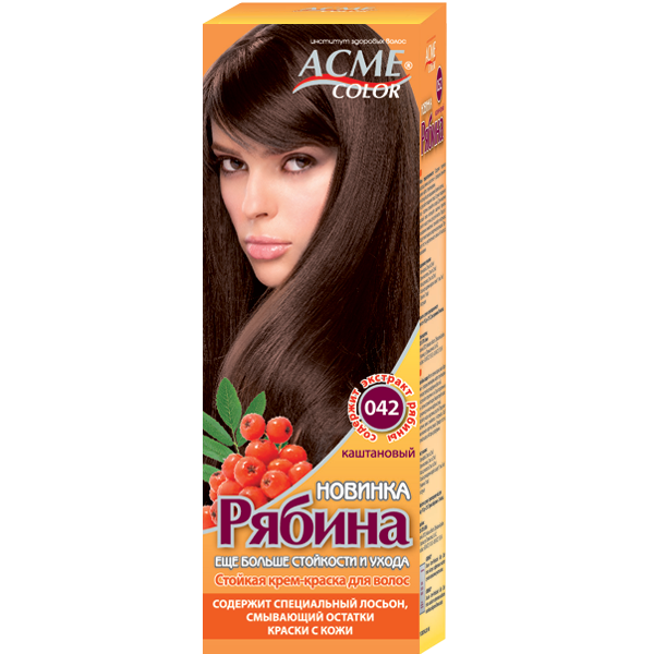 Краска д/волос Рябина 042 Каштановый